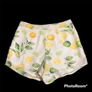 Kensie lemon and lime boutique shorts